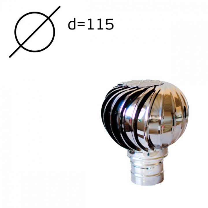 Турбодефлектор стальной TD-115